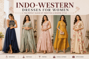 Read more about the article Indo-Western Dresses for Women: The Perfect Blend of Tradition and Modern Fashion
